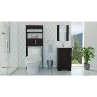 Combo My Bath Espejo + Mueble Lavamanos - Wengue