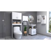 Botiquin Bath 28 + Optimizadores Lavamanos 55 + Baño 63-A + Auxiliar X2 - Blanco