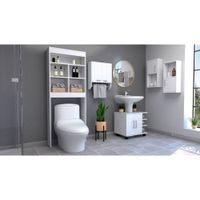 Botiquin Bath 28 + Optimizadores Lavamanos 55 + Baño 20 + Auxiliar X2 - Blanco