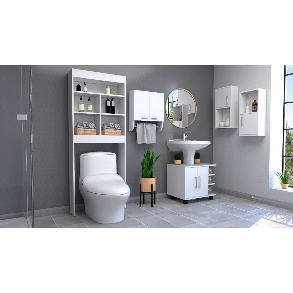 Botiquin Bath 28 + Optimizadores Lavamanos 55 + Baño 20 + Auxiliar X2 - Blanco