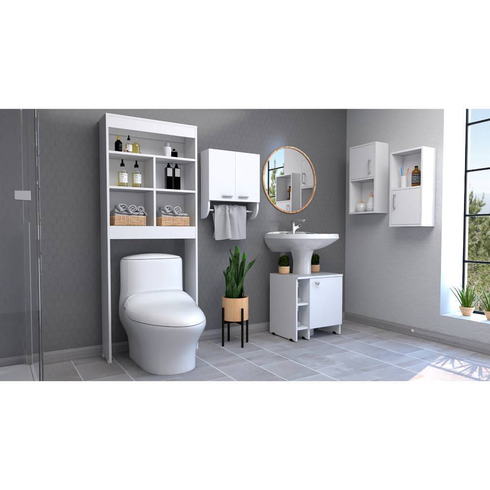Botiquin Bath 28 + Optimizadores Lavamanos 47-A + Baño 20 + Auxiliar X2 - Blanco