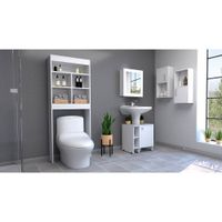 Botiquin Bath 47-B + Optimizadores Lavamanos 47-A + Baño 20 + Auxiliar X2 - Blanco