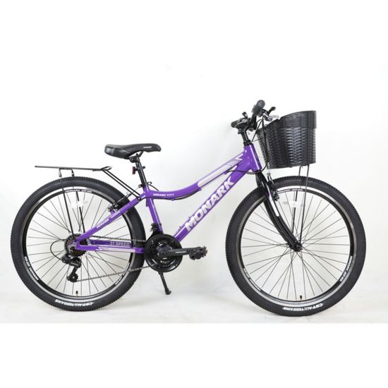 Bicicleta Urbana Monark Mirage City Aro 26 Morado Knasta Per