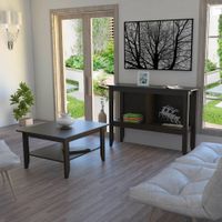 Mesa De Centro + Arrimo Essential - Wengue