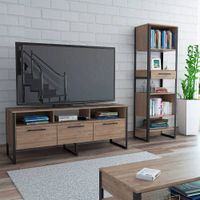 Rack Tv60 + Biblioteca Magnum - Miel