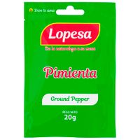 Pimienta LOPESA Sobre 20g Paquete 5un