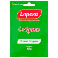 Orégano LOPESA Sobre 15g Bolsa 5un