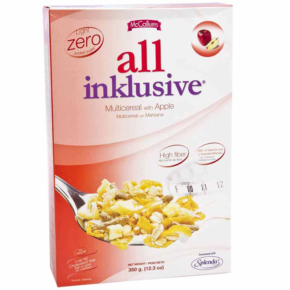 Cereal MCCALLUM'S Multicereal con Manzana Caja 350g