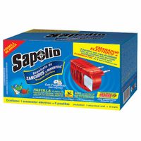 Repelente Eléctrico SAPOLIO con Pastillas Caja 6un