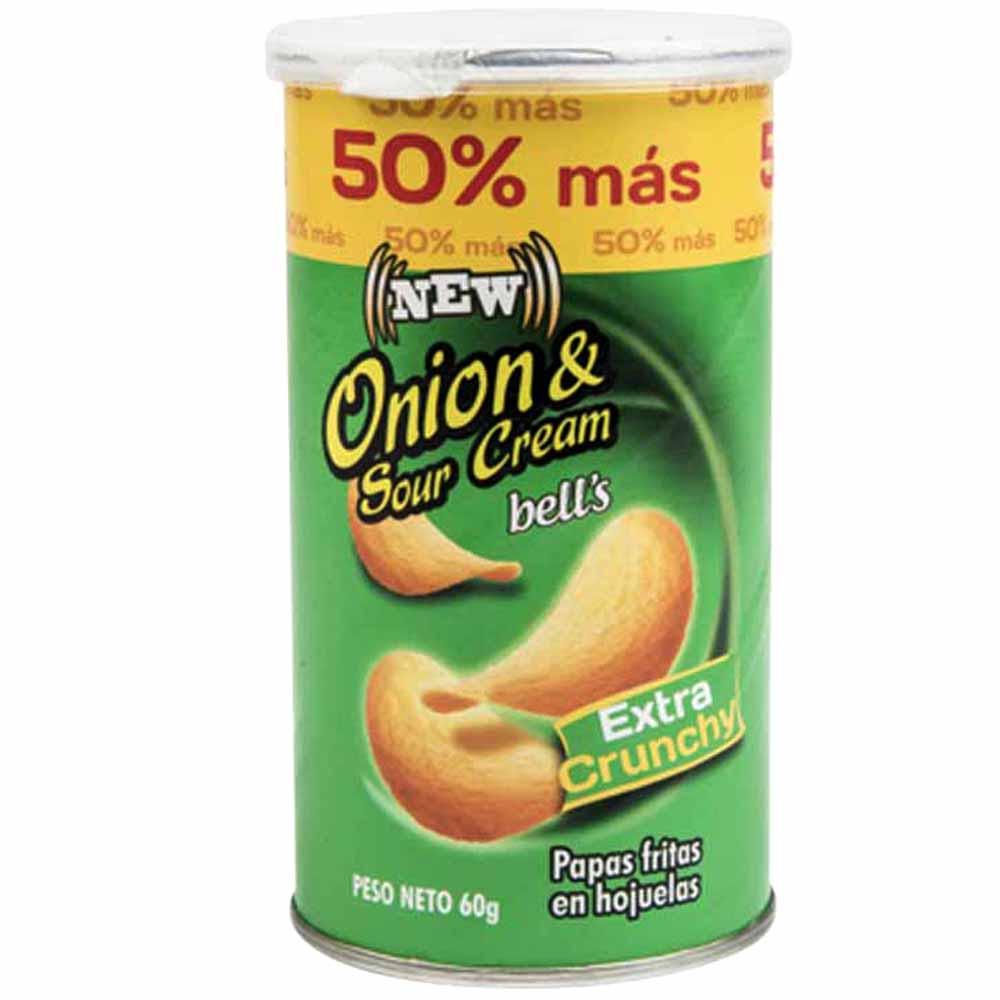 Papas Fritas BELL'S Sabor Cebolla Lata 60g
