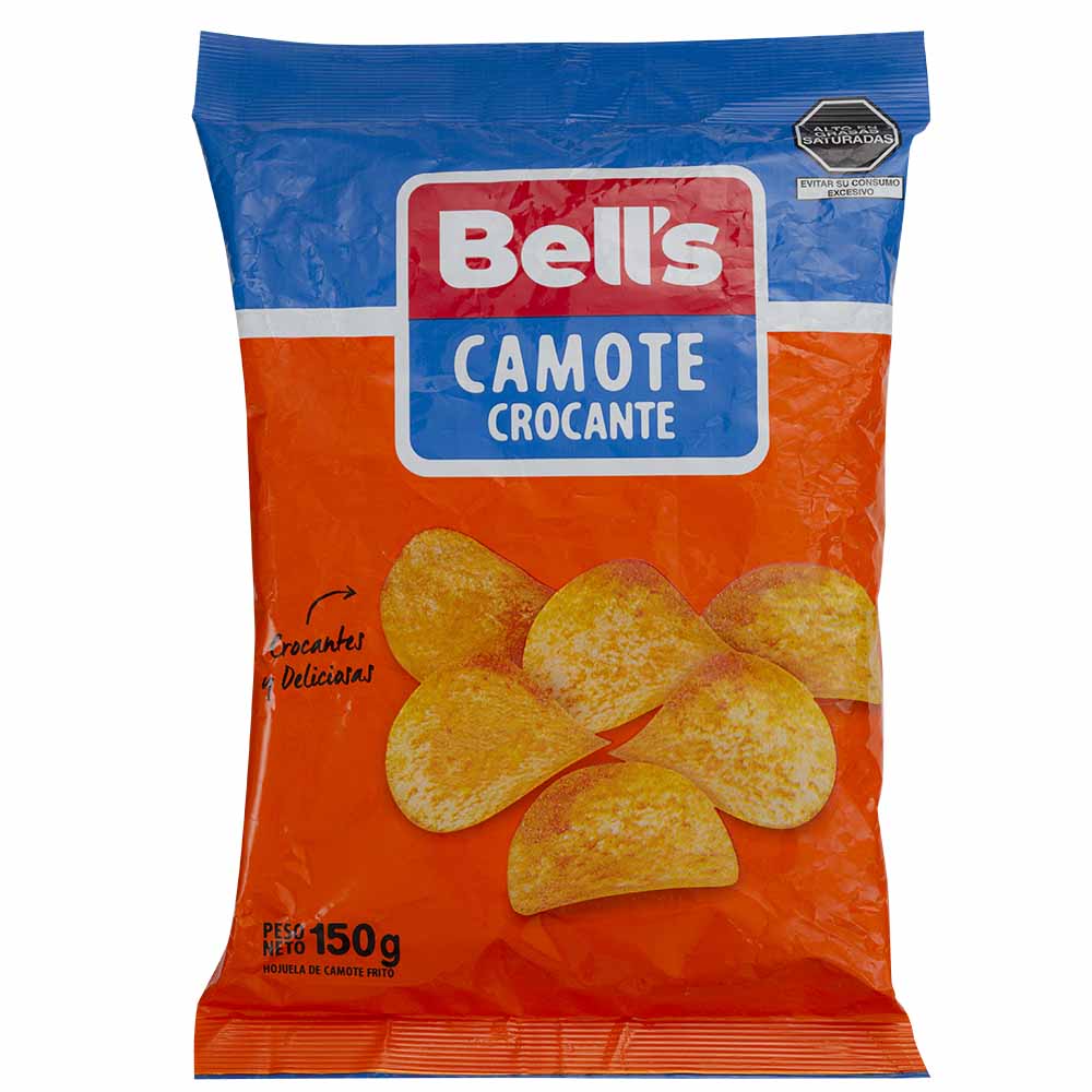 Piqueos BELL'S Camote Frito en Hojuelas Bolsa 150g