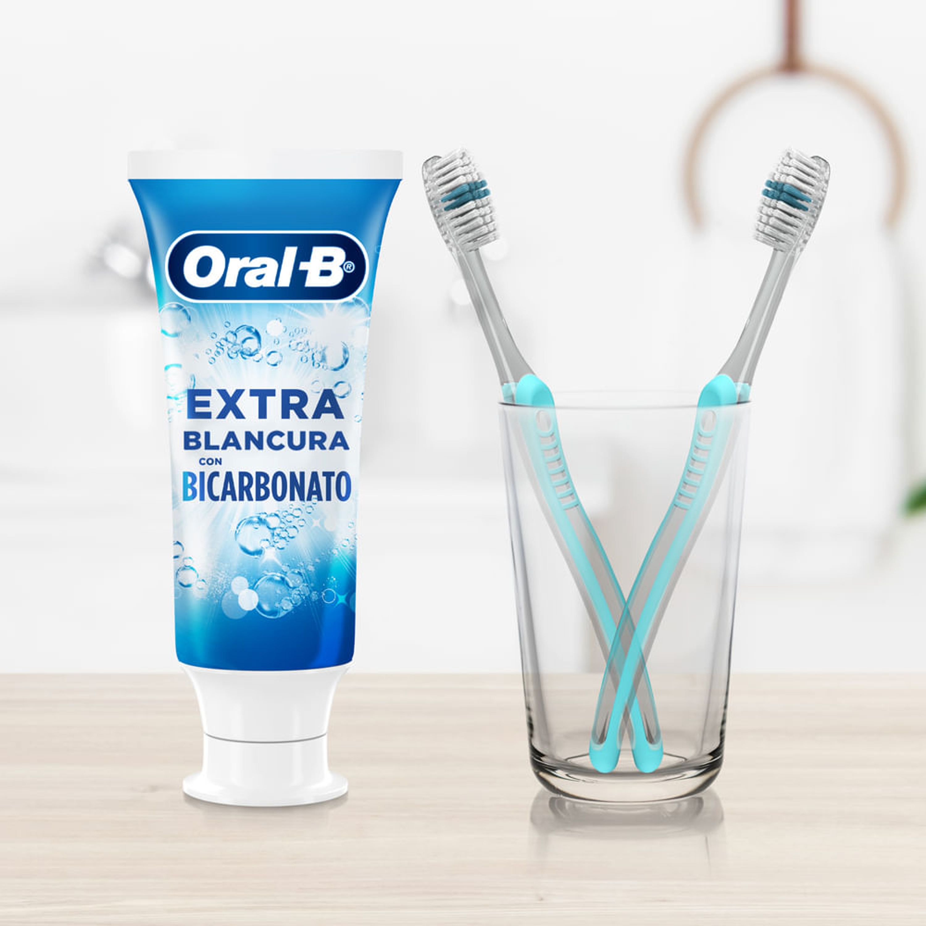 Pasta Dental ORAL B Extra Blancura Con Bicarbonato Tubo 150ml - Shopstar