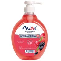 Jabón Líquido AVAL Frutos Rojos Frasco 1L