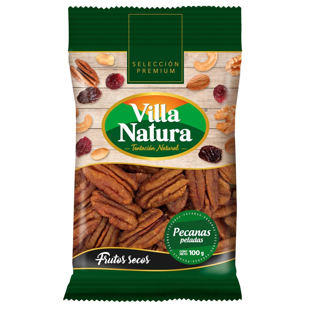 Pecanas Peladas VILLA NATURA Bolsa 100g