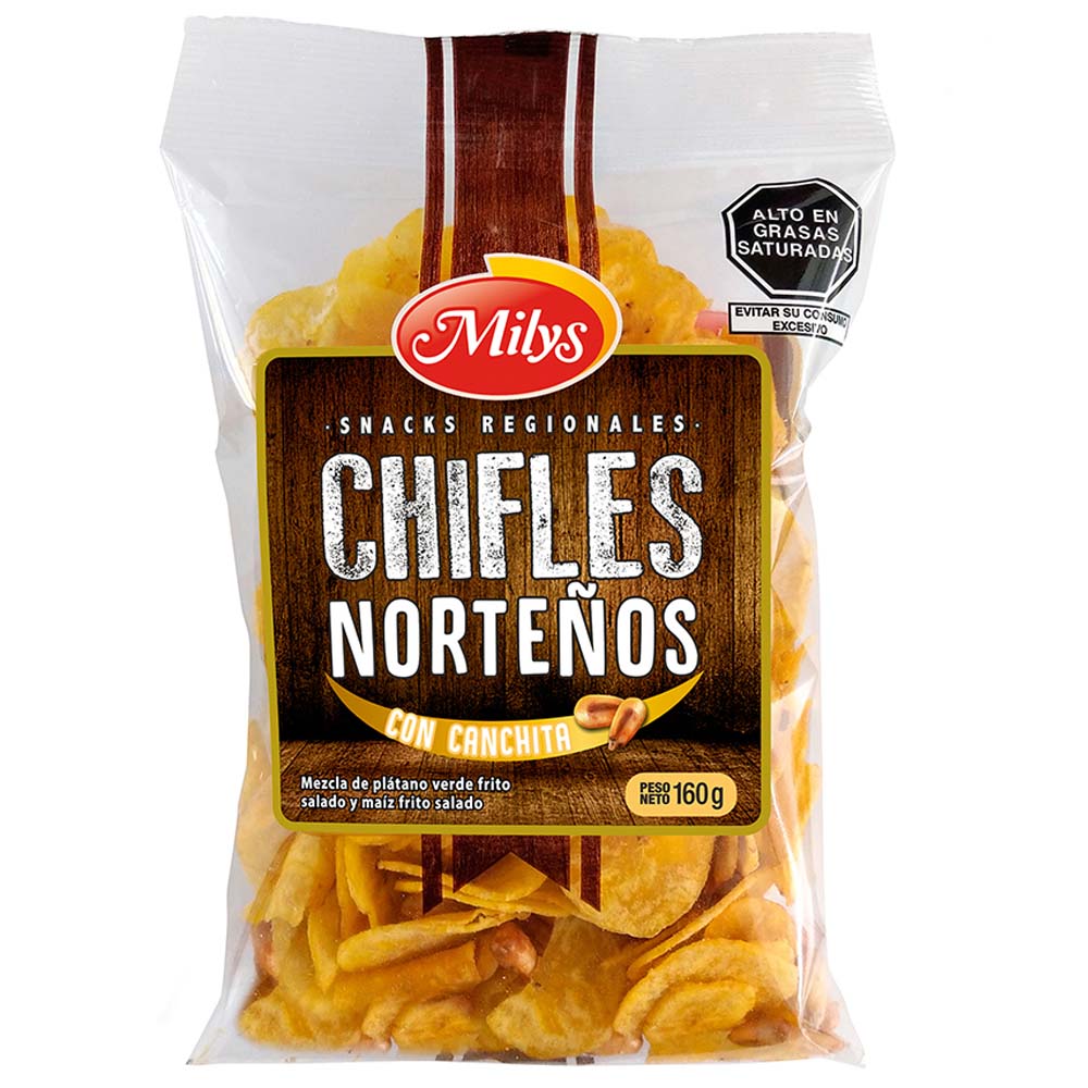 Piqueo GELCE Chifles sabor norteño con canchita Bolsa 160Gr