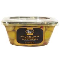 Aceituna Verde con Pimiento HUERTO MEJÍA Táper 230g