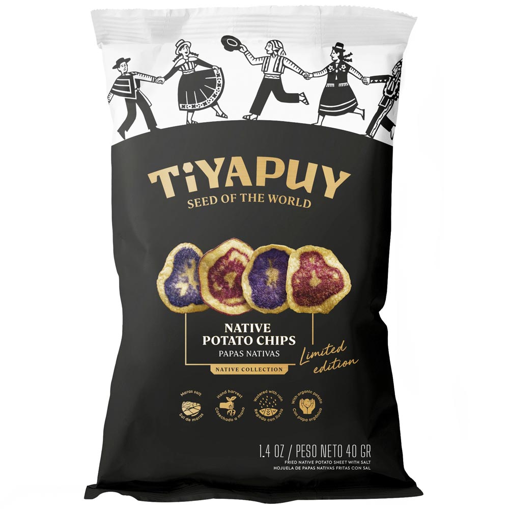 Hojuelas de Papas Nativas TIYAPUY Mix Fritas Bolsa 40g