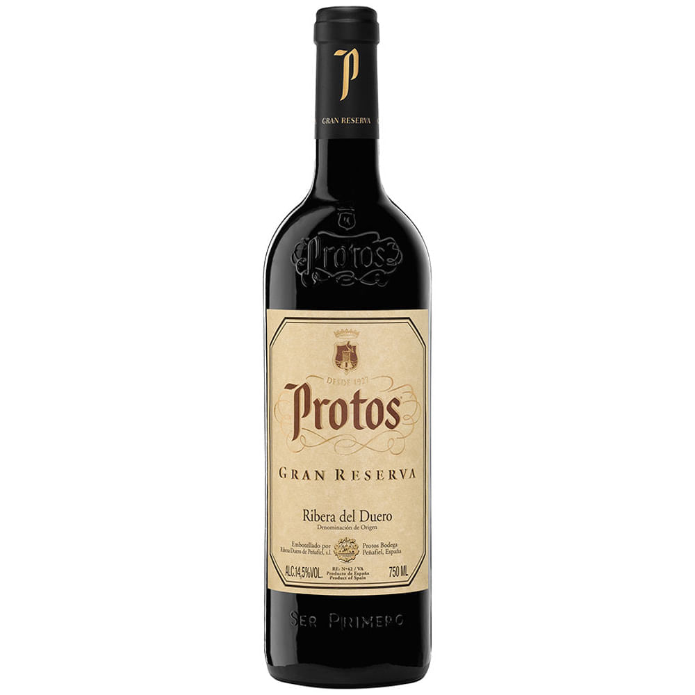 Vino PROTOS Ribera del Duero Tempranillo Gran Reserva Botella 750ml