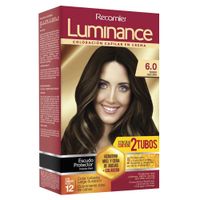 Tinte para Cabello LUMINANCE Internacional 6.0 Rubio Oscuro Paquete 2un
