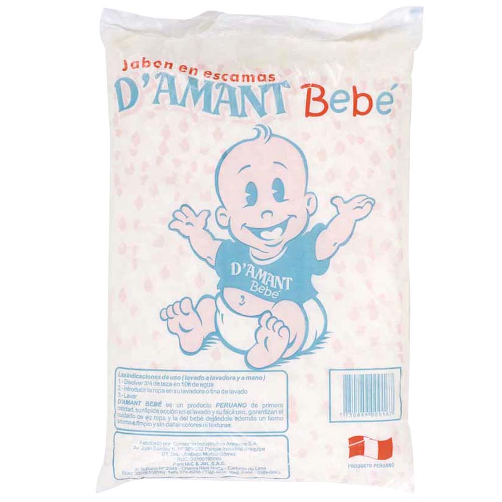 Jabón para Ropa DIAMANTE Escamas Bebé Bolsa 1Kg