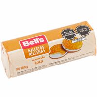 Galletas Rellenas con Crema sabor a Coco BELL'S Paquete 180g