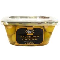 Aceituna Verde con Castaña HUERTO MEJÍA Táper 220g