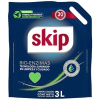 Detergente Líquido  Bio Enzimas SKIP Doypack 3L