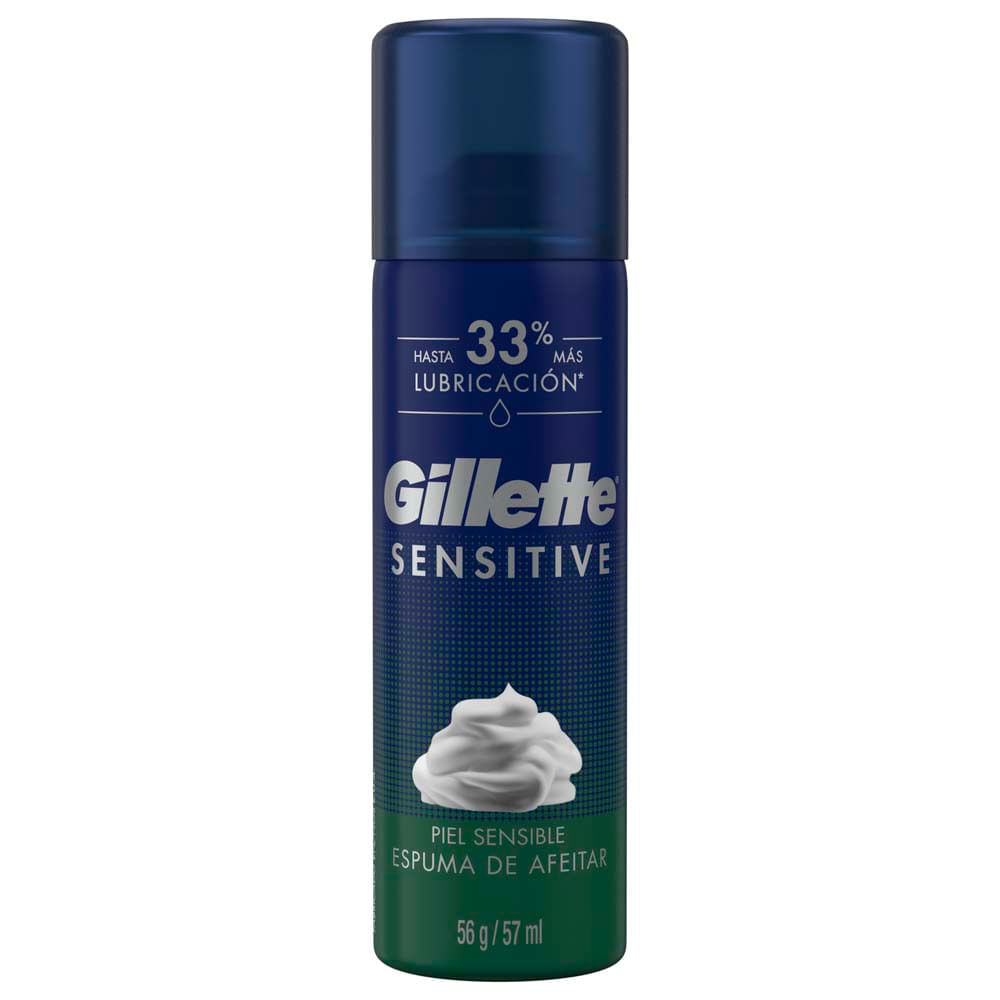Espuma de Afeitar GILLETTE Foamy Sensitive Frasco 56g