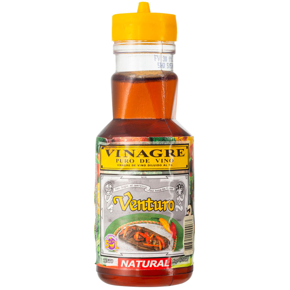 Vinagre VENTURO Tinto Botella 125ml
