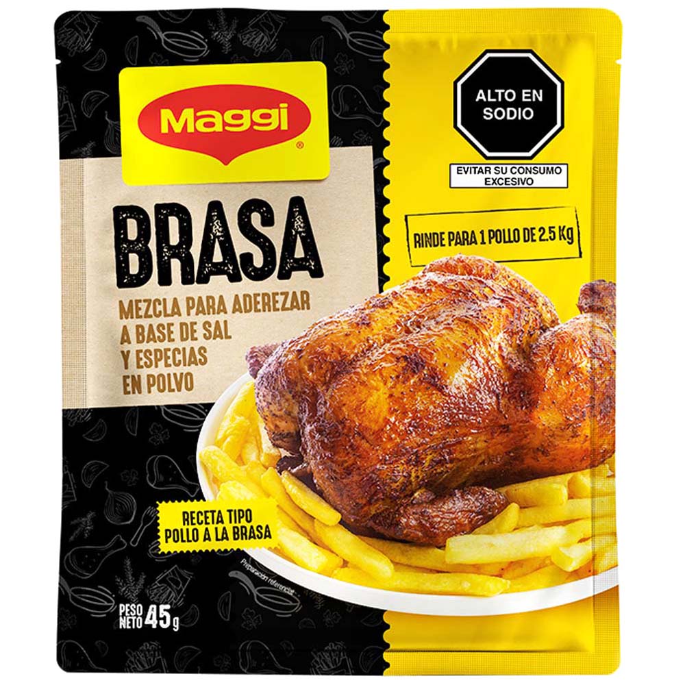 Mezcla para Apanar MAGGI Pollo a la Brasa Sobre 45g