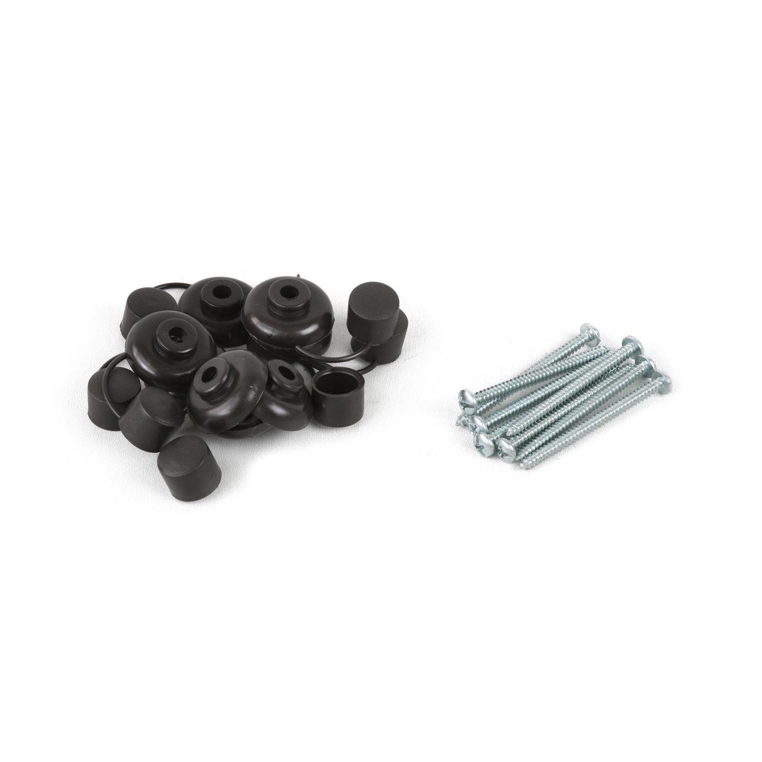 Kit Tornillo Autorroscante Pan 10""x21/2"" + Capuchón Negro x8 unidades