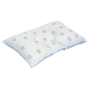 Almohada Bebé Anti-Cabeza Plana Zorritos Gris