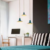 Luminaria Colgante Ninette Azul