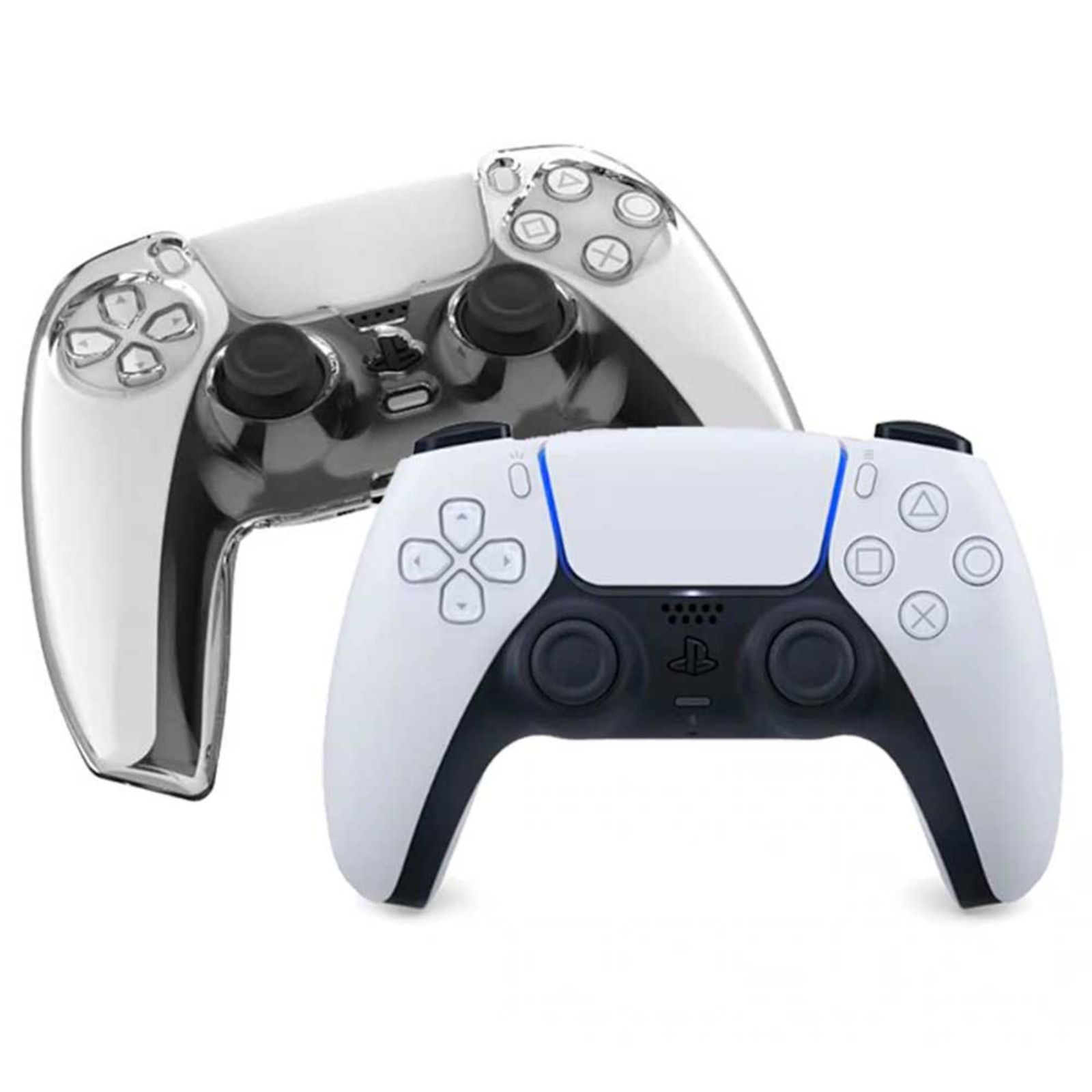 Case para Mando PS5 Dualsense Protector Rígido Transparente