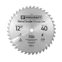 Disco de sierra circular de 12"" con 40 dientes para eje de 1"" TC2335