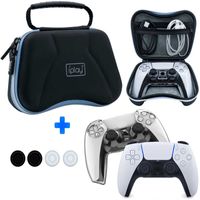 Kit 6 en 1 para Mando PS5 Case Rígido con Estuche y 4 Grips íplay