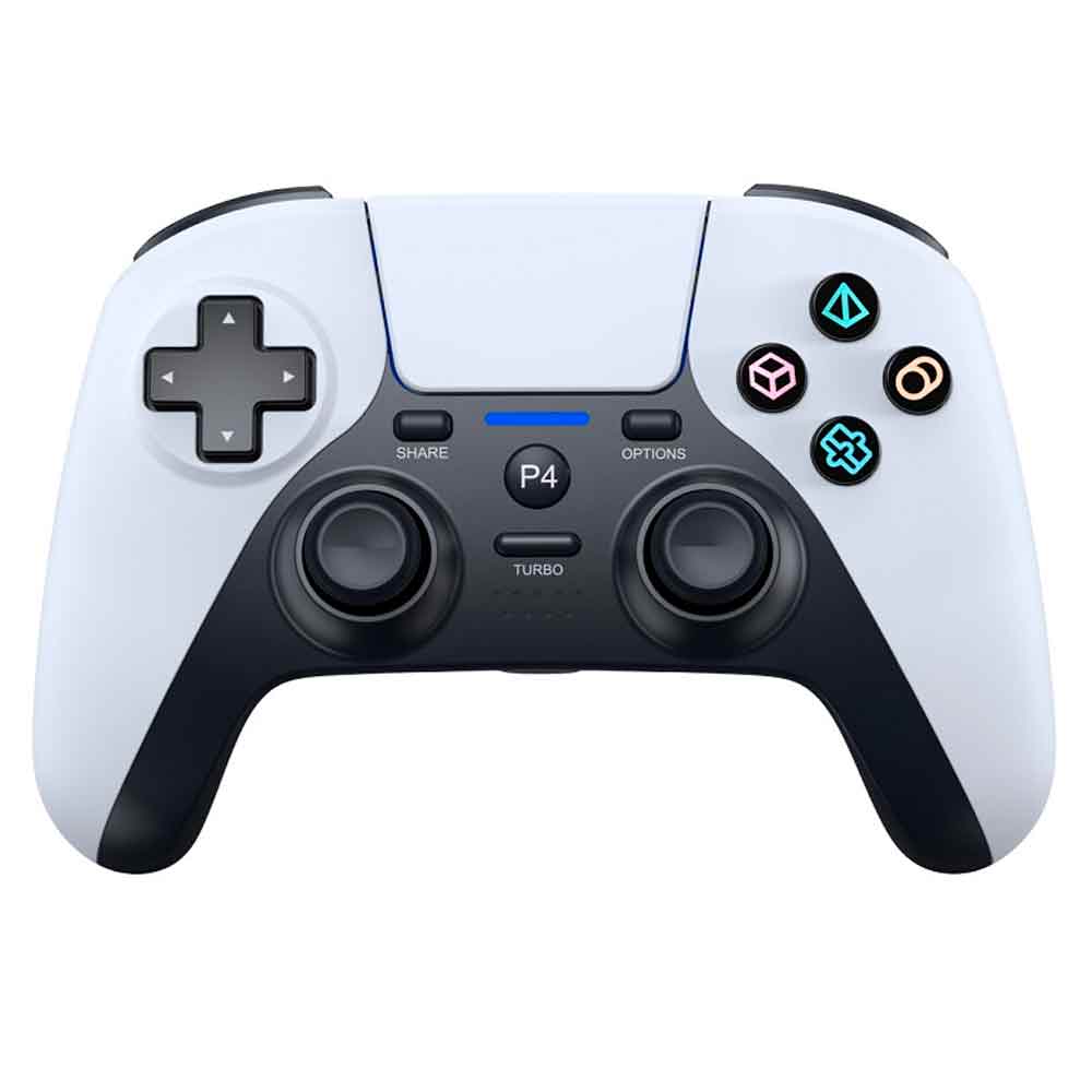 Mando para PS4 Blanco/Negro Alta Calidad Alternativo diseño p5