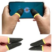 Pack 4 und Guantes Gamer para dedo Disparador Celular dedal Antisudor