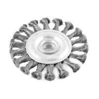 Carda circular trenzada 6"" para esmeril calibre 0.35 TC1284