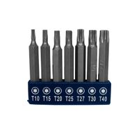Juego de puntas 2"" Torx desarmador 7 piezas TC1253 Toolcraft