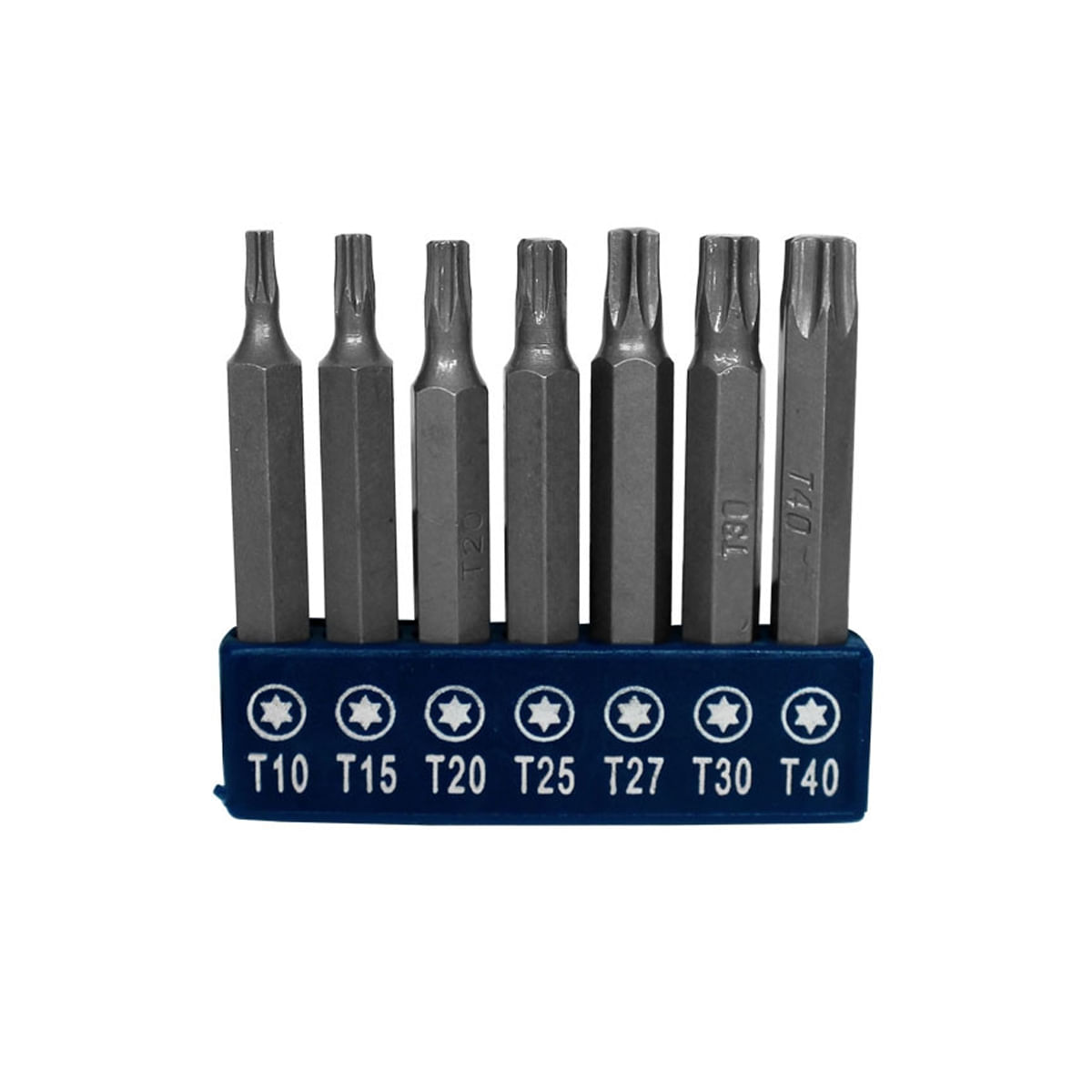 Juego de puntas 2"" Torx desarmador 7 piezas TC1253 Toolcraft