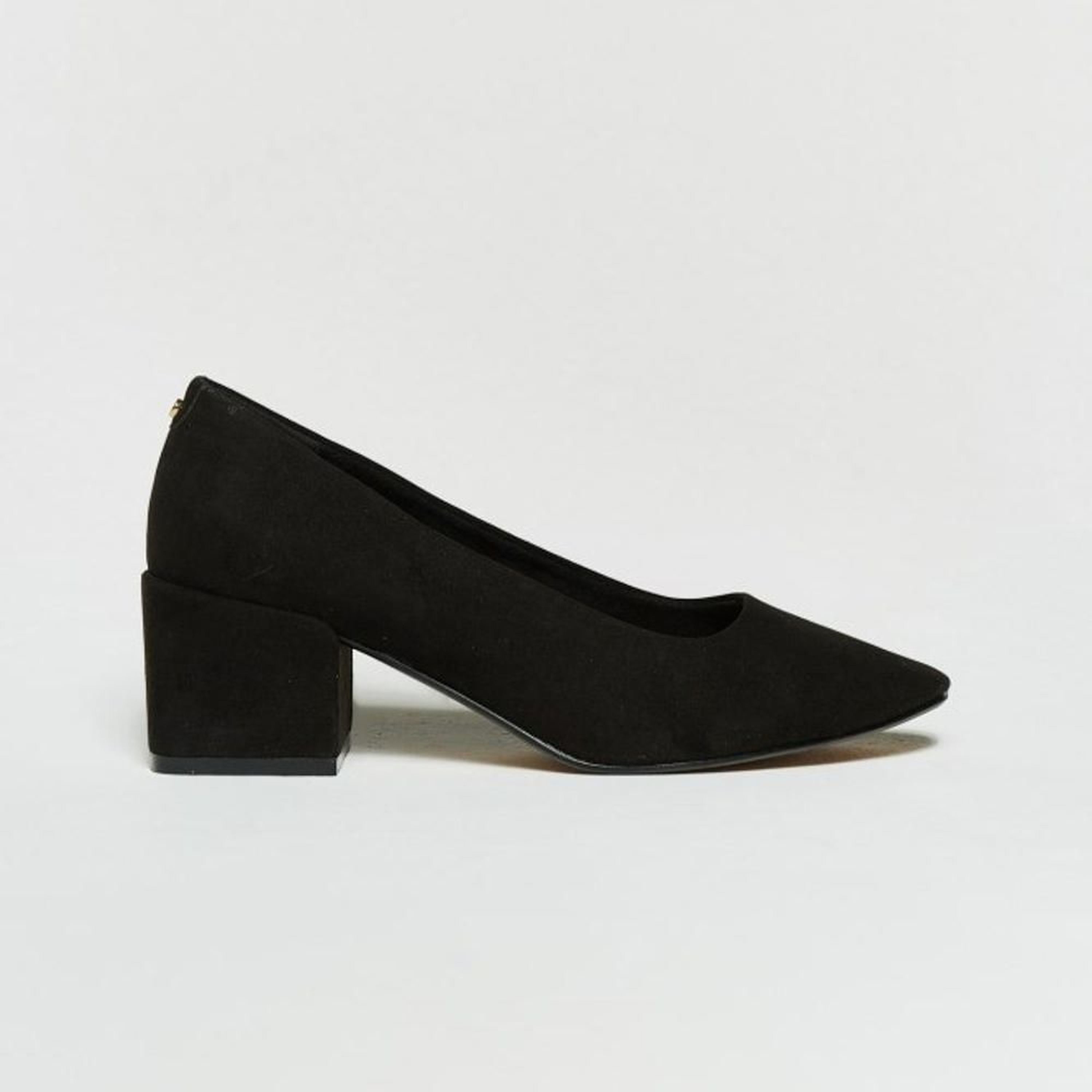 Zapato Sfera Mujer Tacón Medio Bloque Negro - Shopstar