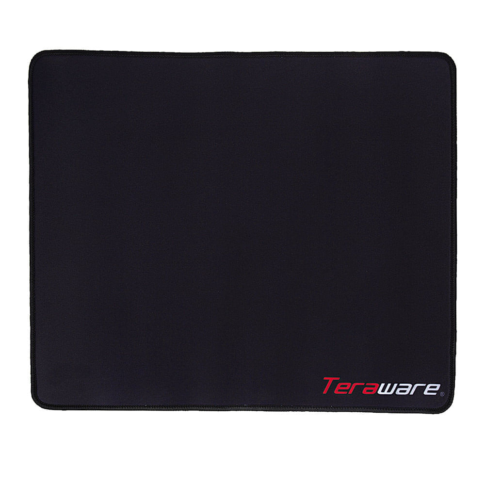 Mouse pad gamer Teraware M, 36 x 30 cm, antideslizante, negro