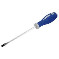 Desarmador plano mango bimaterial 1/4"" x 6"" TC0704 Toolcraft