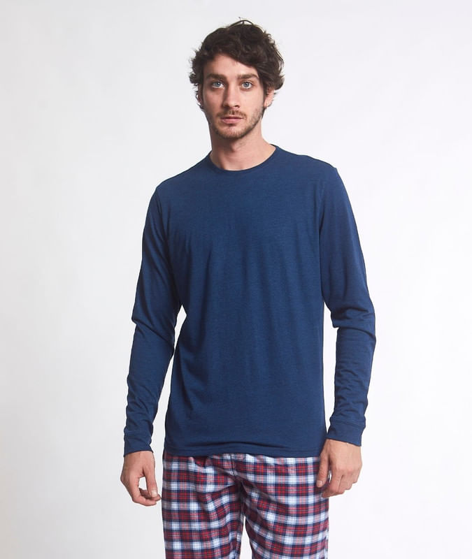 Polo Manga Larga Rising Dragon El Esencial Indigo