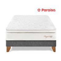 Cama Paraiso 2 Plazas Europea Royal Cloud Acero