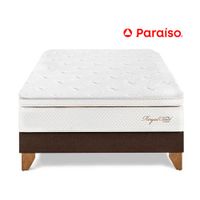 Cama Paraiso Queen Europea Royal Cloud Chocolate