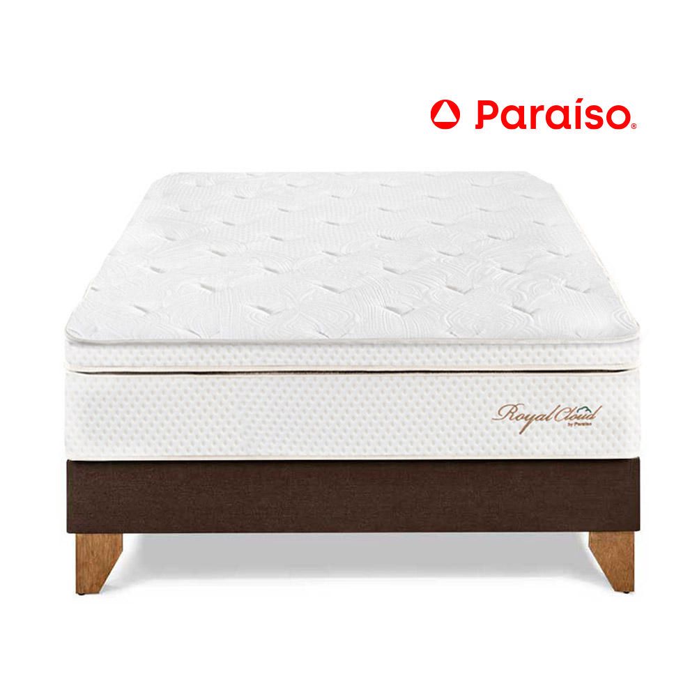 Cama Paraiso 1.5 Plazas Europea Royal Cloud Chocolate