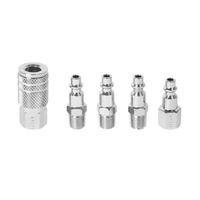 Juego de 1 acople y 4 conectores de 1/4""NPT - 27021 Pretul
