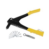 Remachadora manual de 10"" con 4 boquillas con remaches - 22851 Pretul